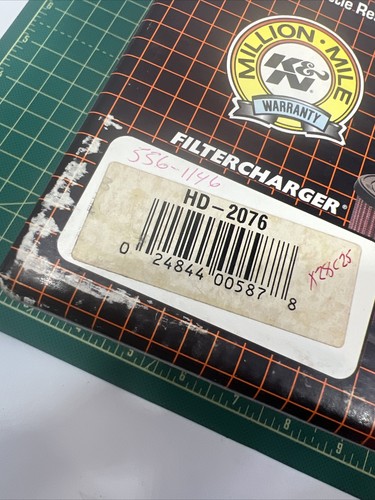 Filtro de aire de alto flujo K&N Engineering HD-2076 Harley Davidson nuevo en caja. St20 - Imagen 2 de 3