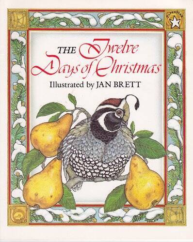 The Twelve Days of Christmas - Paperback By Jan Brett - GOOD