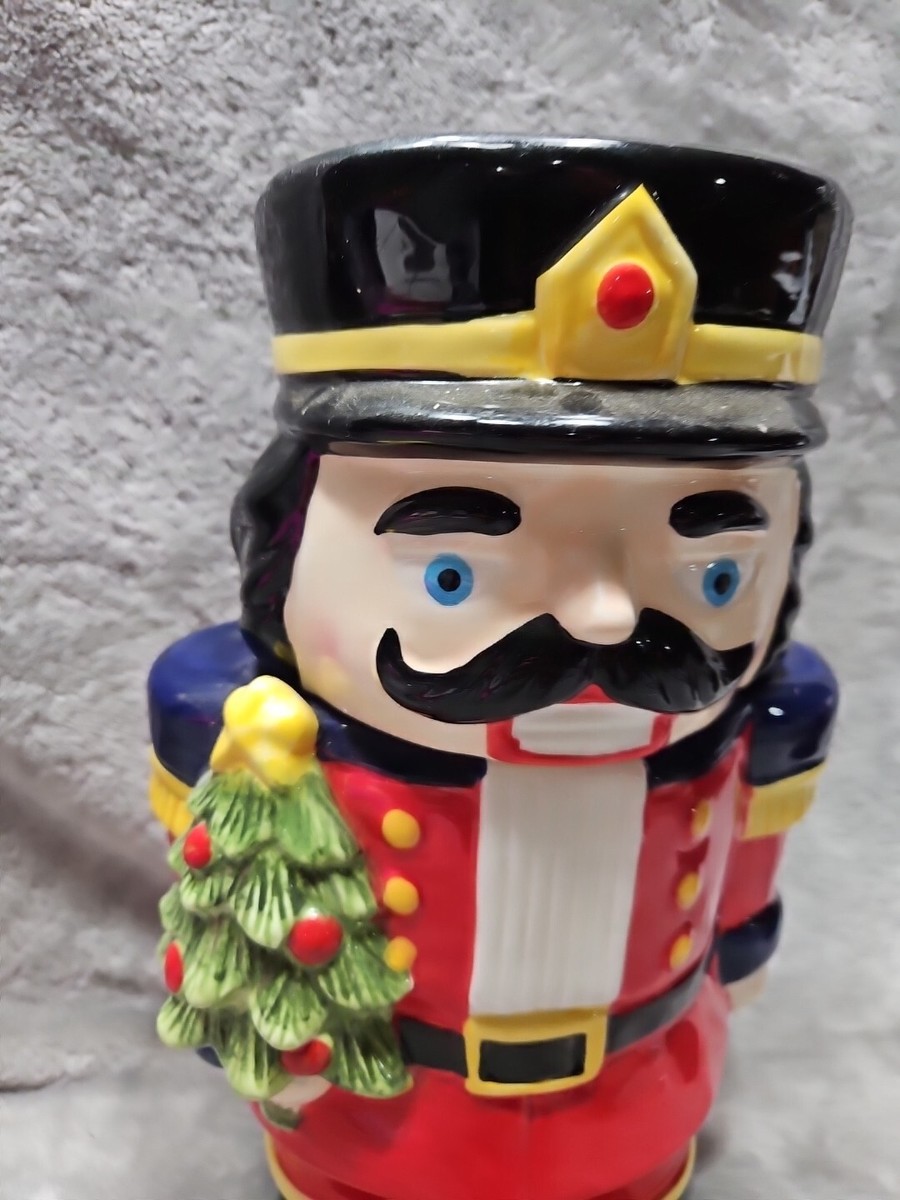 Sleigh Bell Bistro Nutcracker Collectible Cookie Jar 11.5