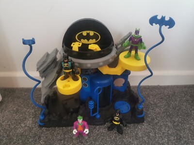 Imaginext Batman Batcave Command Centre Playset + 4 Figures bundle ...