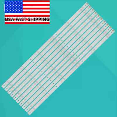 10pcs LED Strips for HISENSE_55_HD550DU-B51(010) SVH550AF2 55H7B 55H7B2 55H7C