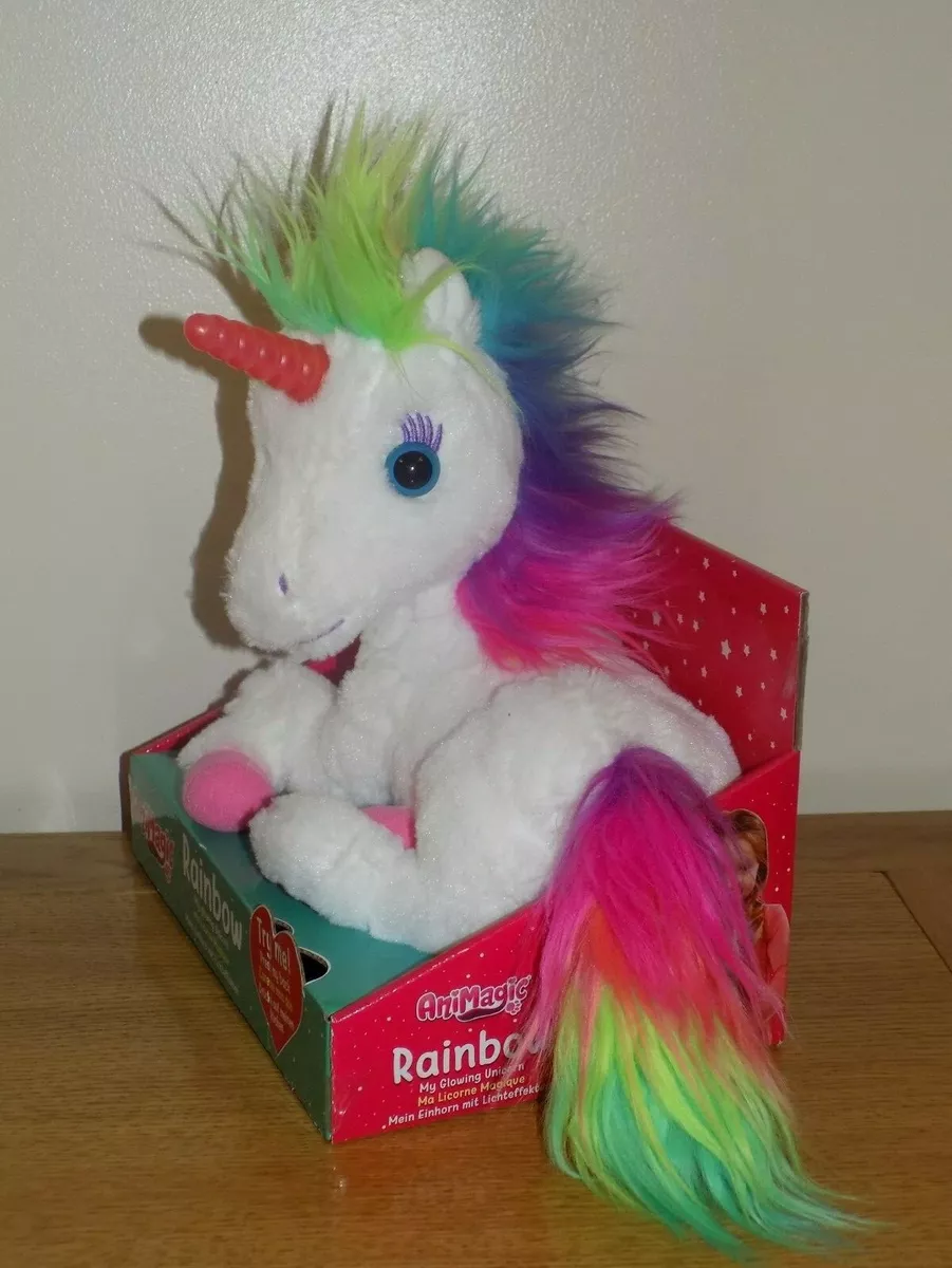 AniMagic Rainbow My Glowing Unicorn Lights Sounds BRAND
