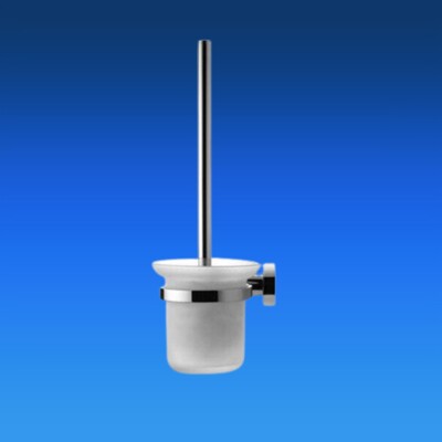 Duravit D-Code WC-Bürstengarnitur, chrom Wandmodell Glas matt