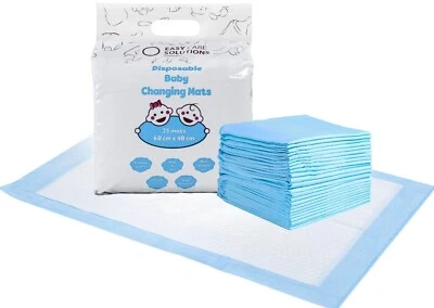 EASY CARE SOLUTIONS 25 x Disposable Incontinence Baby Bed Pads Sheets 60x40 cm - 1 Pack of 25
