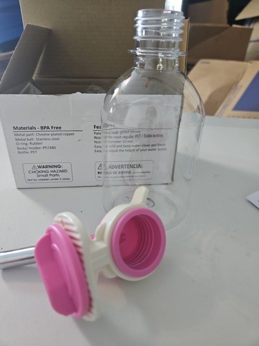Choco Nase patentierte Mini No-Drop Wasserflasche/Feeder für Pink - Bild 2 von 2