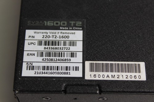 EVGA Supernova 1600 T2 Titanium Power Supply 1600w 220-T2-1600 - Picture 6 of 10