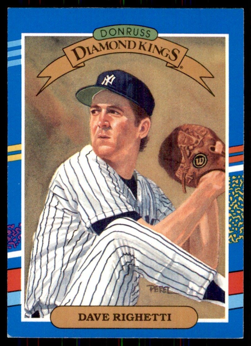 1991 Donruss Super Diamond Kings Dave Righetti New York Yankees #21