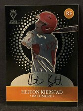 2021 Onyx BLACK Gems HESTON KJERSTAD Baseball AUTO /10