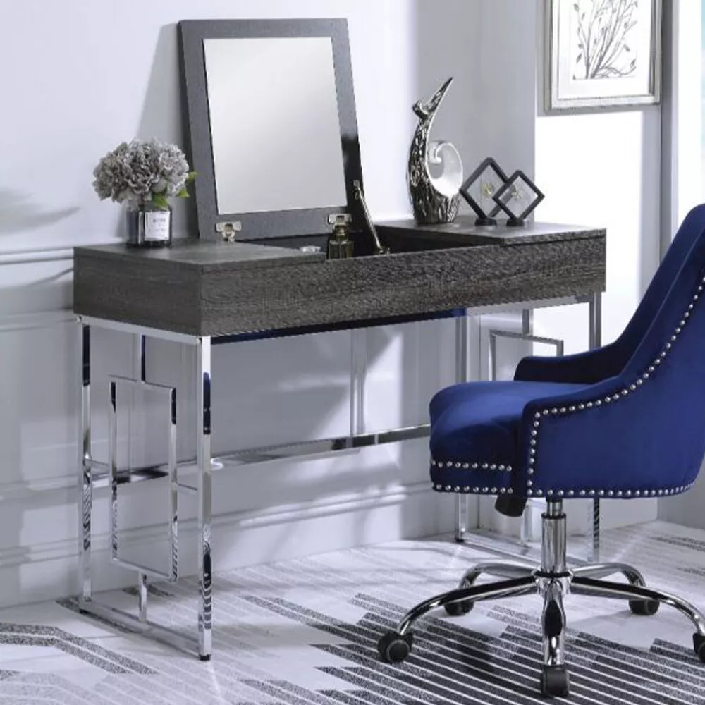 Desk with built in mirror deals