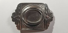 Vintage Silver Belt Buckle Made in USA