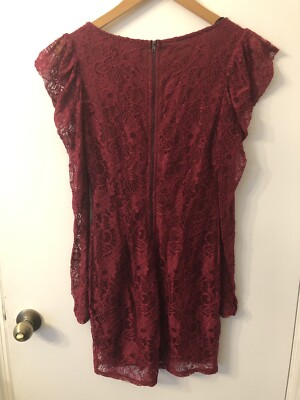 burgundy sweater dress forever 21 Burgundy Knit Long Sleeve Maternity Sweater Dress Large - PinkBlush main image 0
