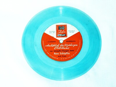 7'' Werbe Single 50 Jahre Jubiläum - Hans Schöpflin dankt (2 Song) SCHÖPFLIN 195