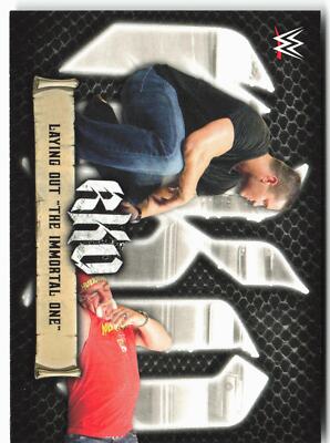 2021 Topps WWE #RKO-2 Laying Out ''The Immortal One'' RKO