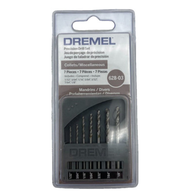 Dremel 7 Piece Precision Drill Set 628-03