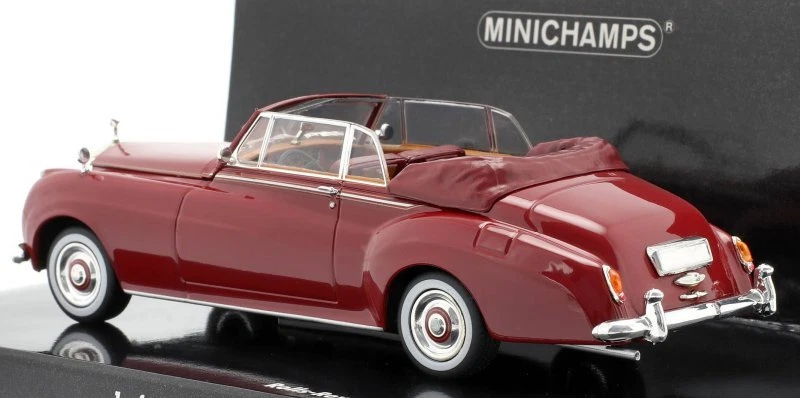 ROLLS ROYCE Silver Cloud II Cabrio - 1960 - darkred - Minichamps 1:43 - Immagine 4 di 4