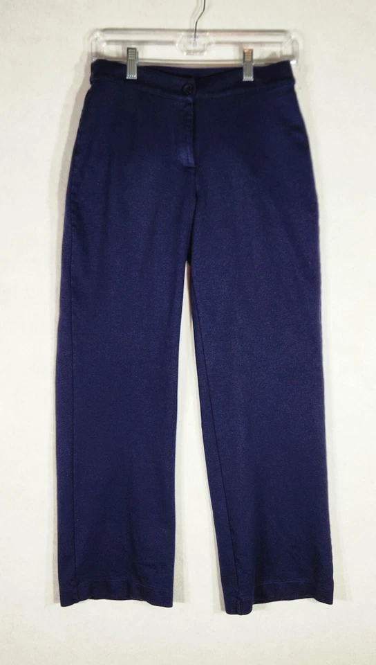Pantalones LL Bean Talla 6, 27x29, Azul Oscuro Mezcla de Algodón Elastizados Negocios Informales Foto 2 de 4