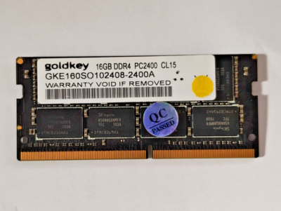Goldkey Laptop RAM 16GB DDR4 PC2400 CL15 GKE160SO102408-2400A PC4
