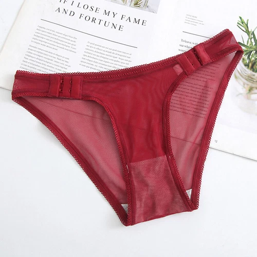 Slip donna donna sexy mutandine trasparenti perizoma perizoma lingerie maglia biancheria intima - Foto 18 di 20