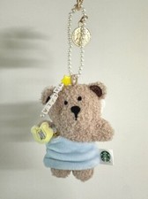 Starbucks Korea 2023 Christmas Angel Bear Bearista Keychain Limited Edition