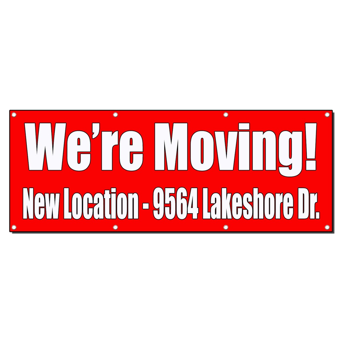 Custom Move Signs We Are Moving Sign