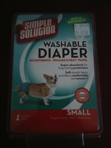 simple solutions washable dog diapers