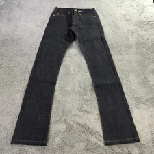 New A.P.C.  Jeans Mens 27 Indigo Skinny New Cure Jean Denim Button Fly Casual