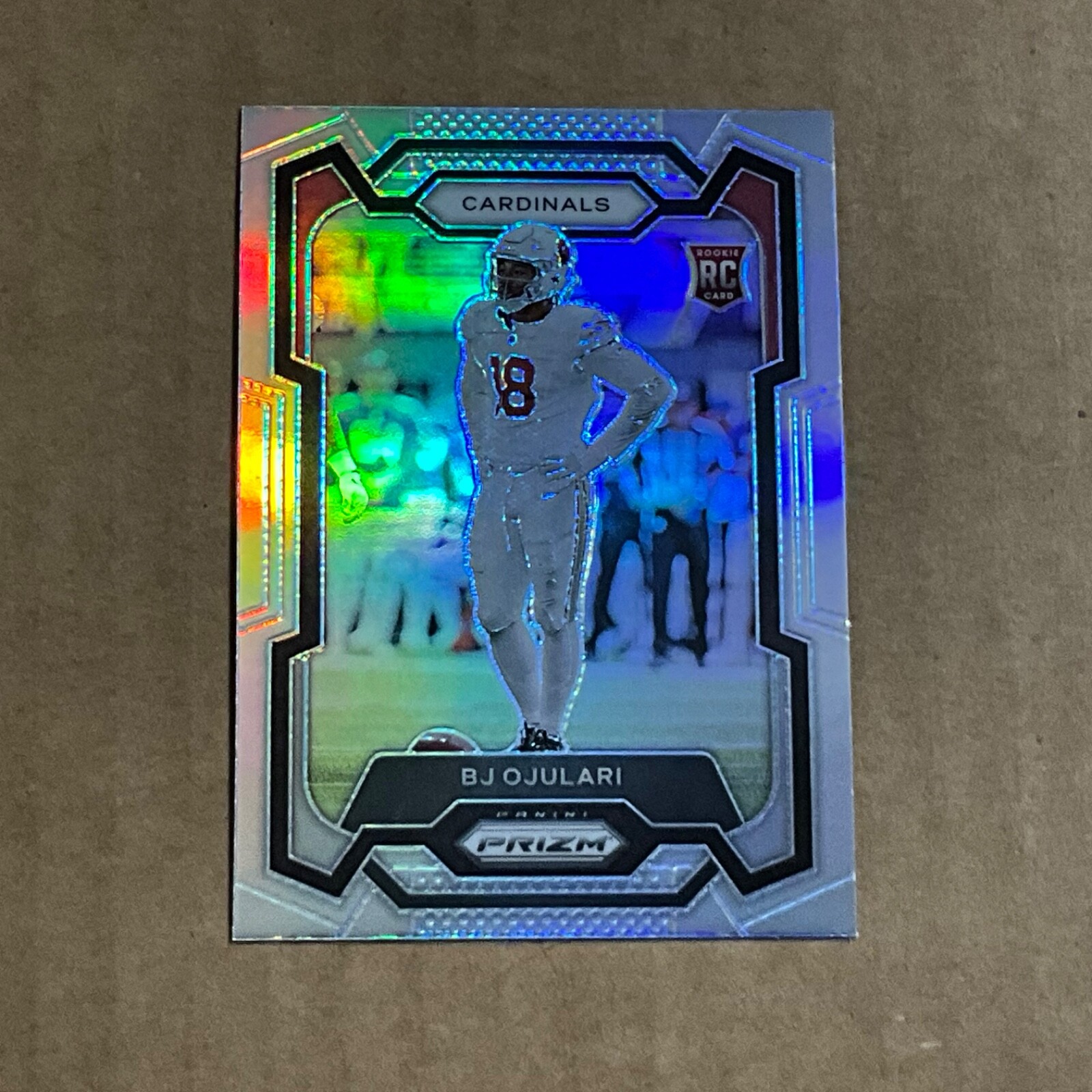 2023 Panini Prizm Rookie #301 BJ Ojulari Silver Prizm Cardinals 