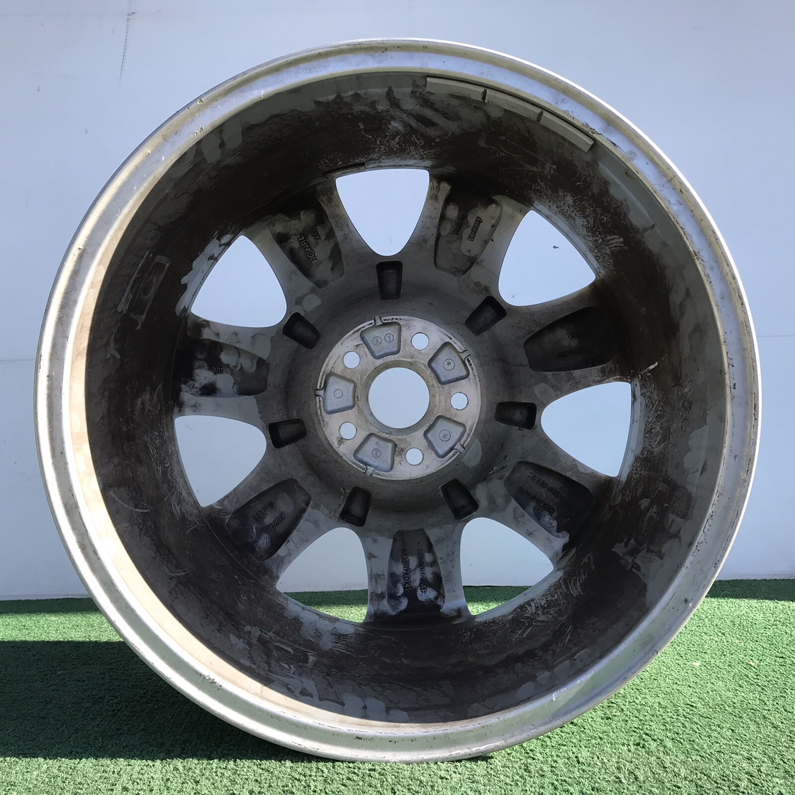 2006-08 BENTLEY CONTINENTAL 19" GENUINE FACTORY OEM SILVER WHEEL RIM 3W0601025P