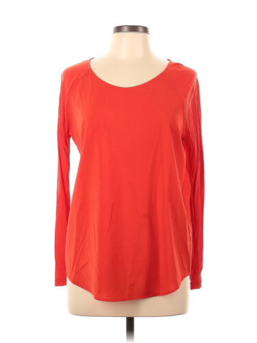 French Connection Women Red Long Sleeve Blouse L - image 1