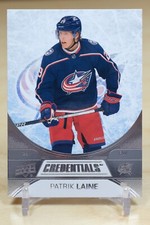 2021-22 UD Credentials Base #47 Patrik Laine - Columbus Blue Jackets