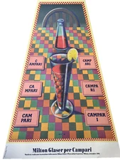 Milton Glaser - Advertising Poster - Campari Trapezium - Bid Now!