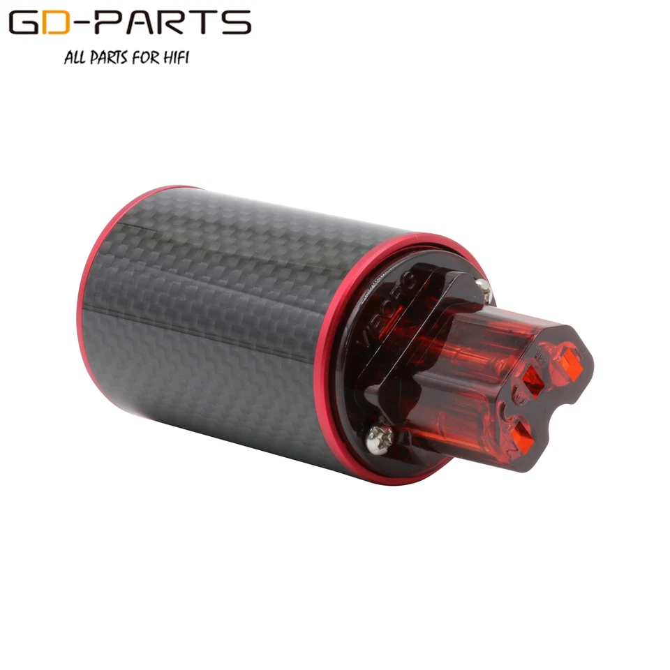 Viborg Solid Pure Silver Female Power Connector Socket IEC320 C13 AC250V 10A 1PC - Image 2 of 4