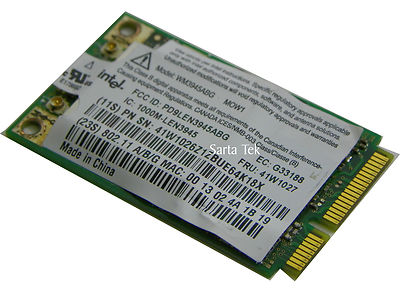 Original IBM FRU 41W1027 Intel PRO/Wireless WM3945ABG 802.11a/b/g Mini-PCIE