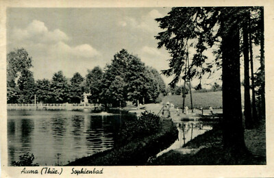 AK Auma ca. 1935 (?) Sophienbad am Kesselsee / Greiz Schleiz Triptis Lausnitz
