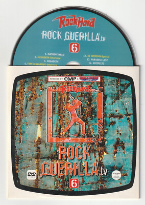   ROCK HARD ROCK GUERILLA TV #6 METAL-MAGAZIN DVD-BEILAGE TOP