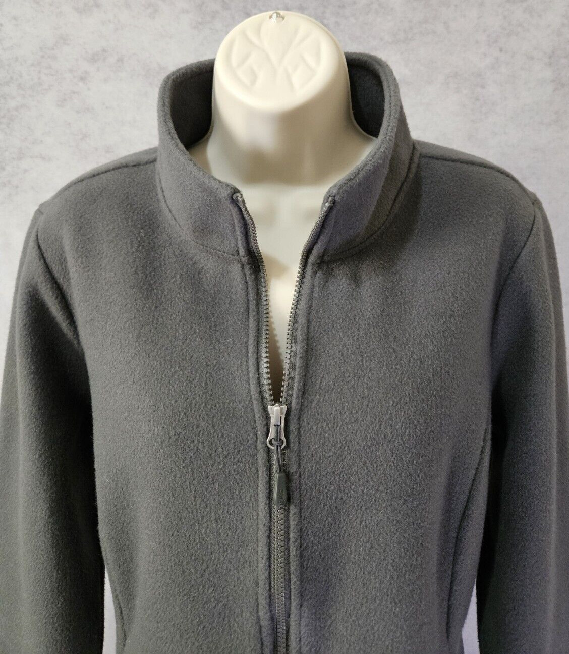 32 Degree Heat Fleece Full Zip Long Sleeve Mock Neck Jacket Size Medium