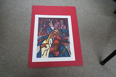 22/" x 26/" Print Poster Unframed Unfolded Mane Katz Flower Cart 16/" x 20/"