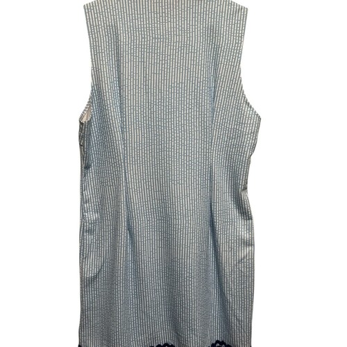 Simply Southern Sleeveless Tunic Dress Blue Stripe Size XXL NWOT - Picture 2 of 6