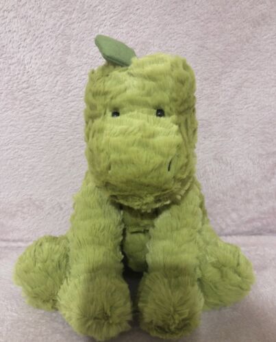 Jellycat - Fuddlewuddle Dino - Soft Green T Rex Dinosaur - Medium - New / Tags - Picture 1 of 8