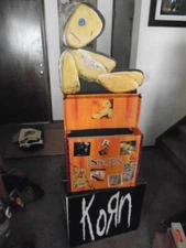 MEGA RARE PROMO Korn Issues CARDBOARD CD DISPLAY 1999 follow leader peachy vhs !