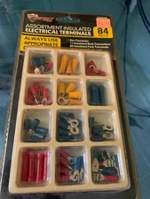 Max force Tools assorted insulated electrical terminals 84 piece set