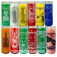 Veladoras Velas. Spiritual Candles. Religious Candles - Prayers Candles 1 Free !