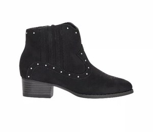 black ankle boots size 4