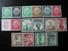 THIRD REICH very nice mint booklet stamp lot! CV $59.15