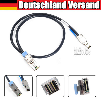 Mini SAS HD SFF 8644 Zum SFF 8088 Datenserver Festplatten RAID Kabel MINISAS26P