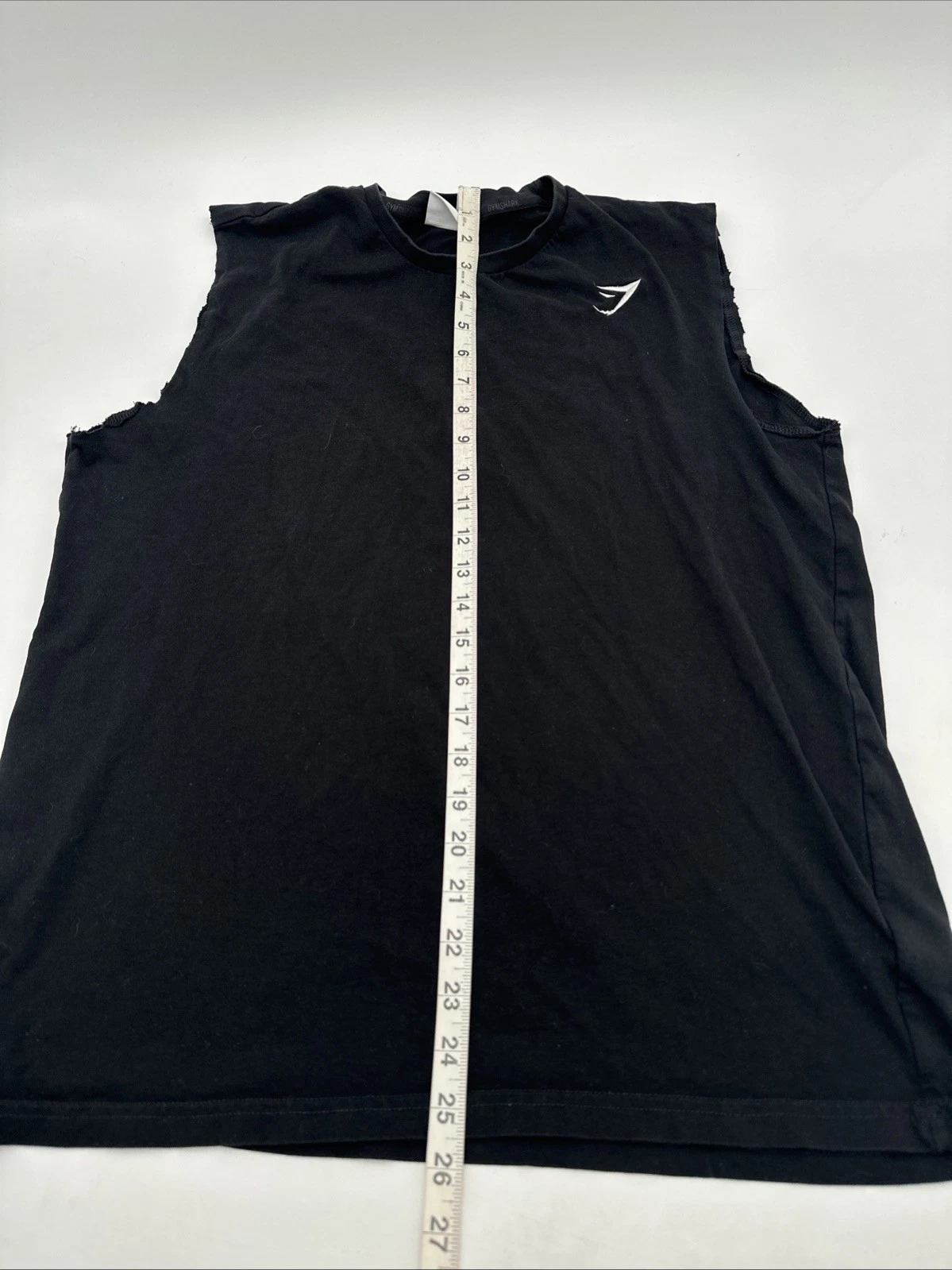 gymshark graphic print logo tank-top