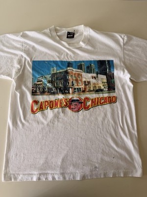 Vintage Best Fruit Of The Loom Al Capones Chicago  T Shirt Size L