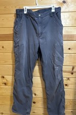 Distressed Carhartt Men's Work Pants Utility Pockets Paint Stains Tears w36/L32