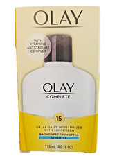 Olay Complete UV365 Daily Moisturizer SPF 15 Sensitive 4.0 FL OZ - Exp 06/2026