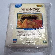 Pellon USA Wrap-N-Zap 100 Natural Cotton Batting 45" x 1 Yard